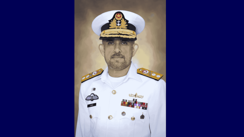 Pakistan Navy Promotes Commodore Ahmed Hussain SI(M) to Rear Admiral