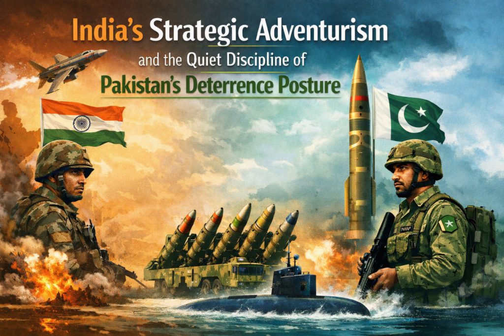 India’s Strategic Adventurism and the Quiet Discipline of Pakistan’s Deterrence Posture