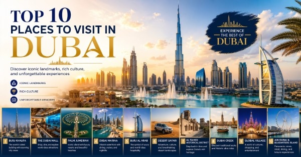 Top 10 Places to Visit in Dubai A Detailed and Professional Travel Guide